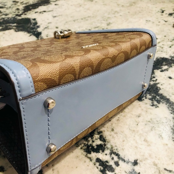 Coach Signature Top Handle Handbag - Picture 5 of 12